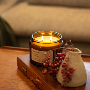 Pomegranate and Wild Sage - Eumundi Hand Poured Soy Wax Candle - Mandi at Home