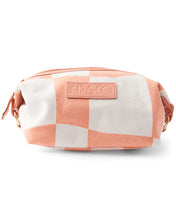 Load image into Gallery viewer, Checkerboard Pink And White Toiletry Bag - Kip &amp; Co - Mandi at Home