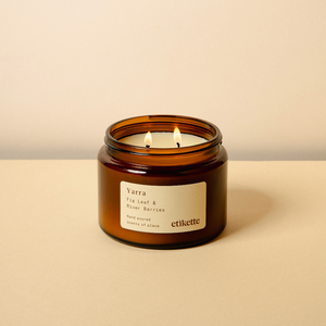 Fig Leaf and River Berries - Yarra Hand Poured Soy Wax Candle - Mandi at Home