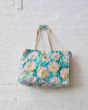 Load image into Gallery viewer, Tumbling Flowers Beach Bag - One Size - Mandi at Home