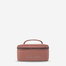 Load image into Gallery viewer, Heartbreaker Dusty Rose Leather Jewellery Case - Status Anxiety - Mandi at Home