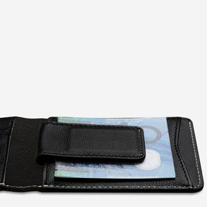 Ethan Men's Slim Leather Wallet - Black - Mandi at Home