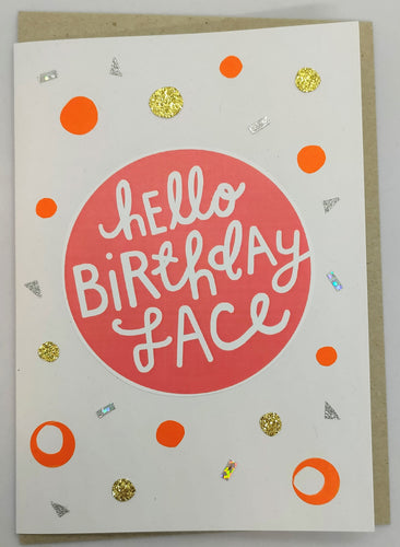 Hello Birthday Face - Paper Bits and Bobs - Mandi at Home