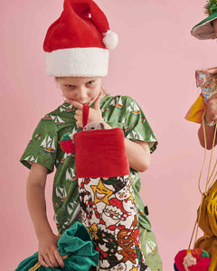 Christmas Party Velvet Stocking - One Size - Mandi at Home