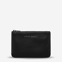 Load image into Gallery viewer, Change It All Black Leather Pouch - Status Anxiety - Mandi at Home