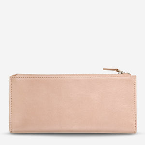 Dakota Women's Dusty Pink Leather Wallet - Mandi at Home