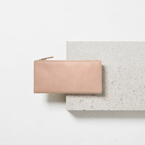 Dakota Women's Dusty Pink Leather Wallet - Mandi at Home