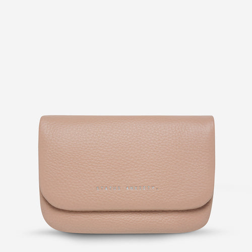 Impermanent Women's Dusty Pink Leather  Wallet - Status Anxiety - Mandi at HomeWall