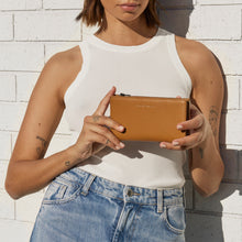 Load image into Gallery viewer, Old Flame Women&#39;s Tan Leather Wallet - Mandi at Home