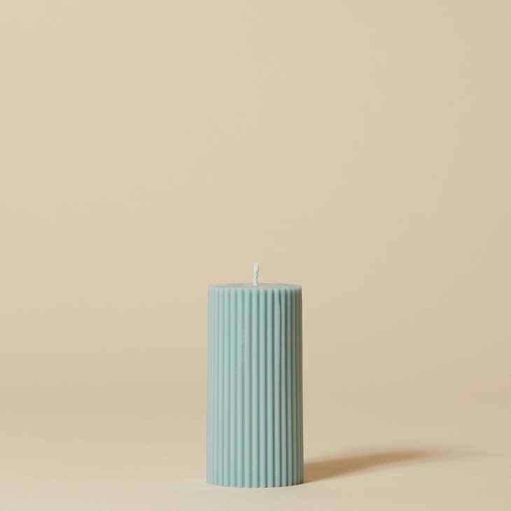 Gigi Mini - Wide Pillar Candle - Sage - Les Bois Studio - Mandi at Home