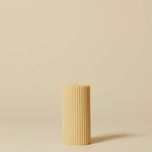 Gigi Mini - Wide Pillar Candle - Nude - Les Bois Studio - Mandi at Home