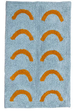 Load image into Gallery viewer, Blue Curve Bath Mat - Mosey Me - Mandi at Home