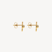 Load image into Gallery viewer, Forget-Me-Not 14K Yellow Gold Plate Silver Stud Earring - Najo - Mandi at Home