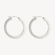 Load image into Gallery viewer, Radiance Hoop Sterling Silver Earring - Najo - Mandi at Home