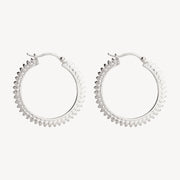 Radiance Hoop Sterling Silver Earring - Najo - Mandi at Home