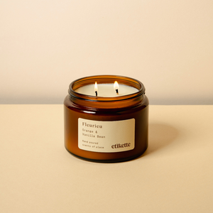 Orange and Vanilla Bean - Fleurieu Hand Poured Soy Wax Candle - Mandi at Home