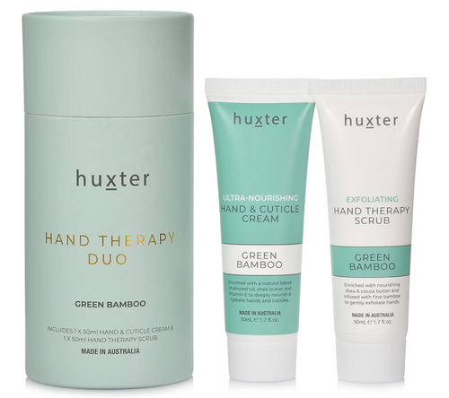 Huxter Hand Therapy Duo - Pale Green - Green Bamboo - Mandi at Home