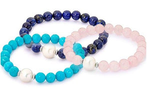 Leola Bracelet - Rose Quartz - Ikecho Australia