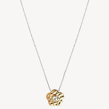 Load image into Gallery viewer, NAJO - Forget-Me-Not Two Tone Sterling Silver and 14K Yellow Gold Plate Pendant Necklace - Mandi at Home