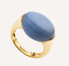 Load image into Gallery viewer, Ortensia Ring - Large - Gold Plated Sterling Silver - Najo