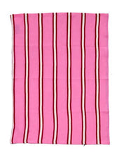 Load image into Gallery viewer, Raspberry Stripe Tea Towel - Mosey Me - Mandi at Home