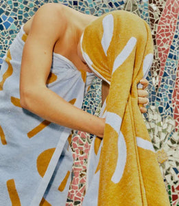 Shapes Bath Towel - Mosey Me