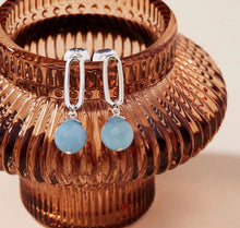 Load image into Gallery viewer, Ulysses Aquamarine Earrings - Najo