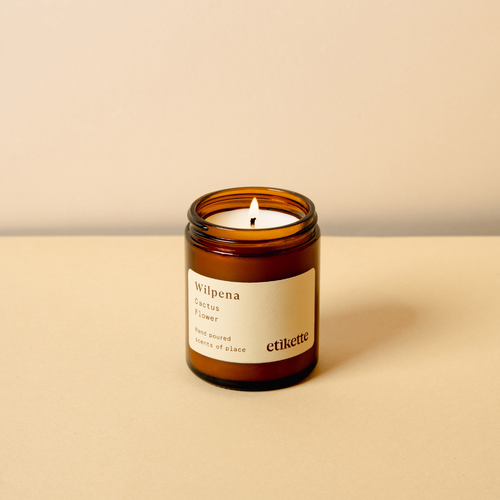Cactus Flower - Wilpena Hand Poured Soy Wax Candle - Mandi at Home