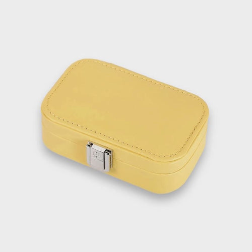 Mini Rectangle Jewellery Box - Yellow