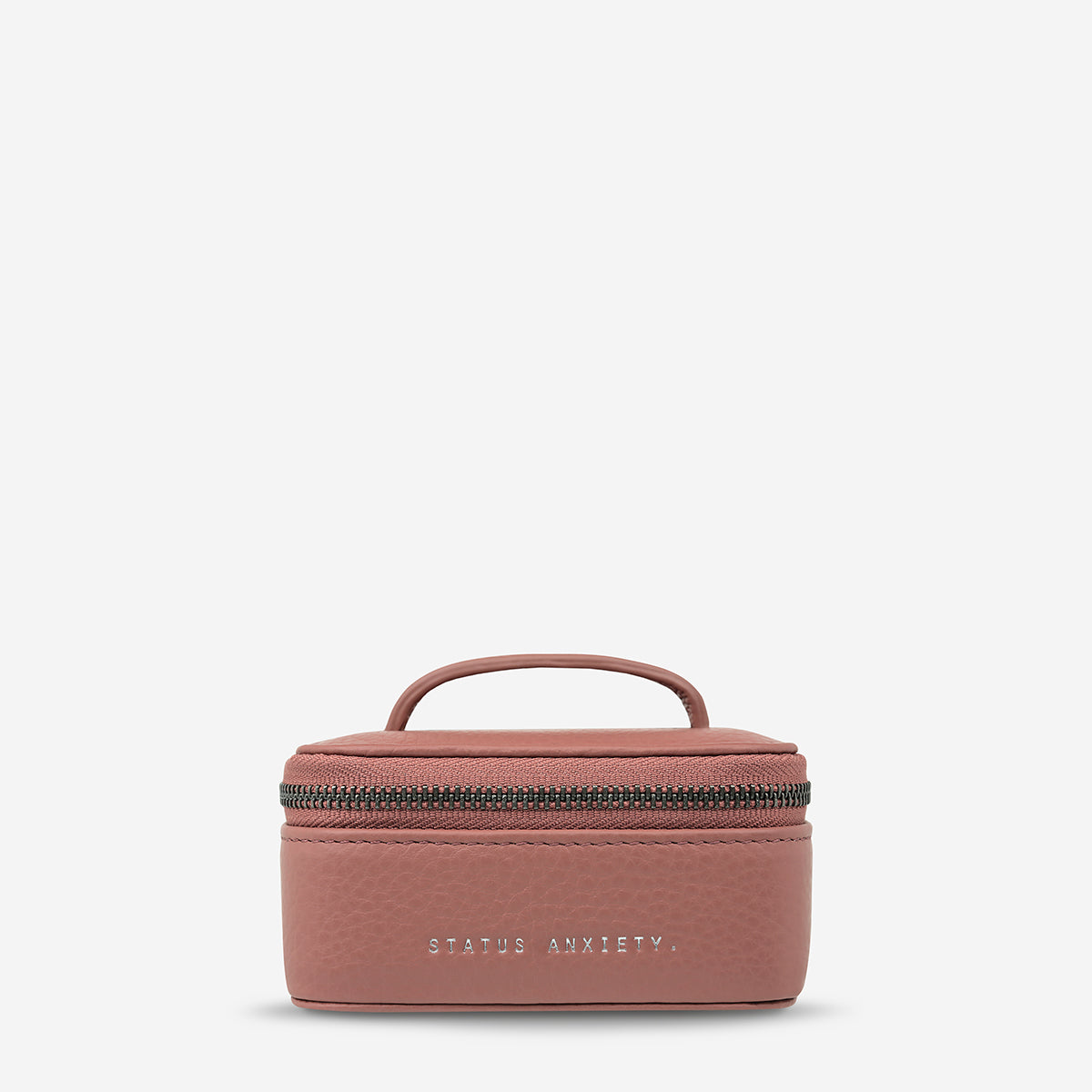 Heartbreaker Dusty Rose Leather Jewellery Case - Status Anxiety - Mandi at Home
