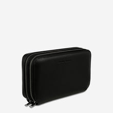 Load image into Gallery viewer, Home Soon Black Leather Tech Case - Mandi at Home