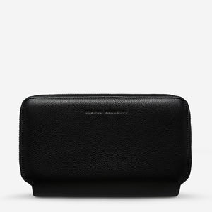 Home Soon Black Leather Tech Case - Status Anxiety - Mandi at Home