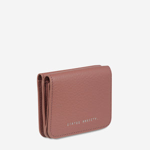 Miles Away Leather Wallet - Dusty Rose - Mandi at Home