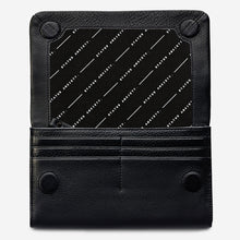 Load image into Gallery viewer, Remnant Large Black Leather Women&#39;s Wallet - Mandi at Home