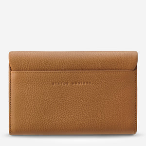 Remnant Large Tan Leather Women's Wallet - Mandi at Home