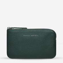 Load image into Gallery viewer, Smoke and Mirrors Teal Leather Pouch - Status Anxiety - Mandi at Home