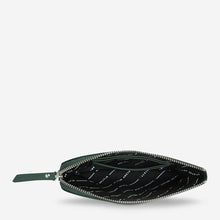 Load image into Gallery viewer, Smoke and Mirrors Teal Leather Pouch - Mandi at Home
