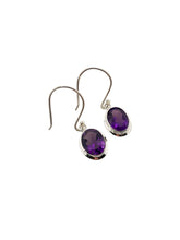 Load image into Gallery viewer, Sterling Silver and Amethyst Earrings - Mandi at Home