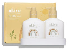 Load image into Gallery viewer, Baby Duo + Tray - Hair/Body Wash &amp; Lotion - Gentle Pear - al.ive Body - Mandi at Home