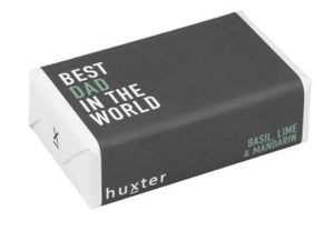 Huster Soap - Best Dad In The World - Grey - Mandi at Home