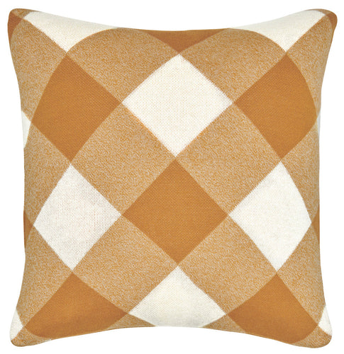 Biscuit Harlequin Square Cushion Cover - Castle & Things - Mandi at Home
