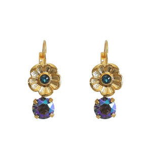 Yellow Gold Florentina Earrings - French Attic - Mandi at Home