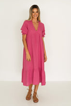 Load image into Gallery viewer, Innessa Dress - Fuschia - Humidity Lifestyle - Mandi at Home