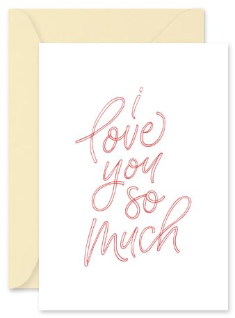 I love You So Much - Little Hoothoot Card - Mandi at Home