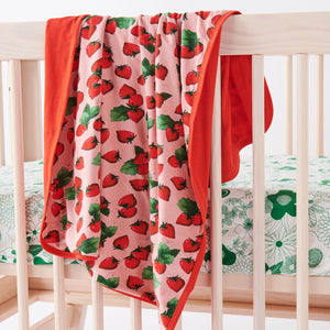 Strawberry Delight Snuggle Blanket - One Size - Kip & Co - Mandi at Home