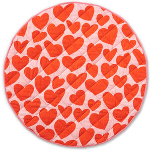 Big Hearted Quilted Play Mat - Mandi at Home