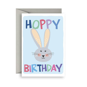 Hoppy Birthday Greeting Card - sparrow and sprout - Mandi at Home