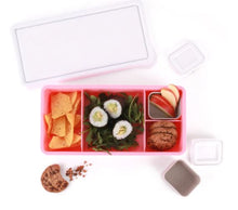 Load image into Gallery viewer, Lunch Box - Pink Base White Lid - Love Mae - Mandi at Home