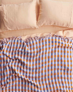 Apricot Ice Linen Pillowcases - 2P Std Set - Mandi at Home