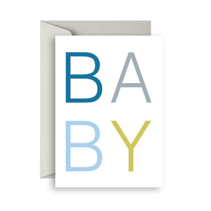 Scandi Baby Boy Greeting Card - sprout and sparrow - Mandi at Home